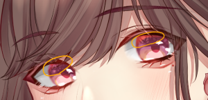 目を華やかにさせよう キラキラ目の描き方 デジタル